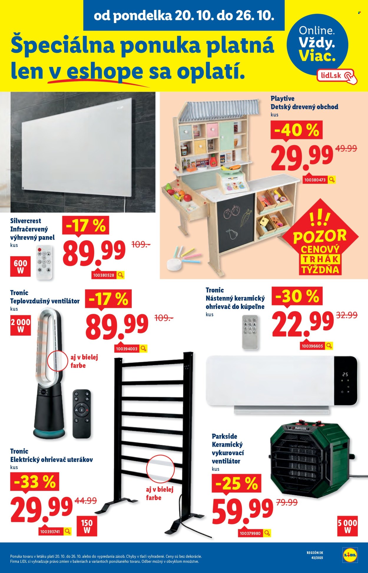 Leták Lidl - 20.10.2025 - 26.10.2025. Strana 64