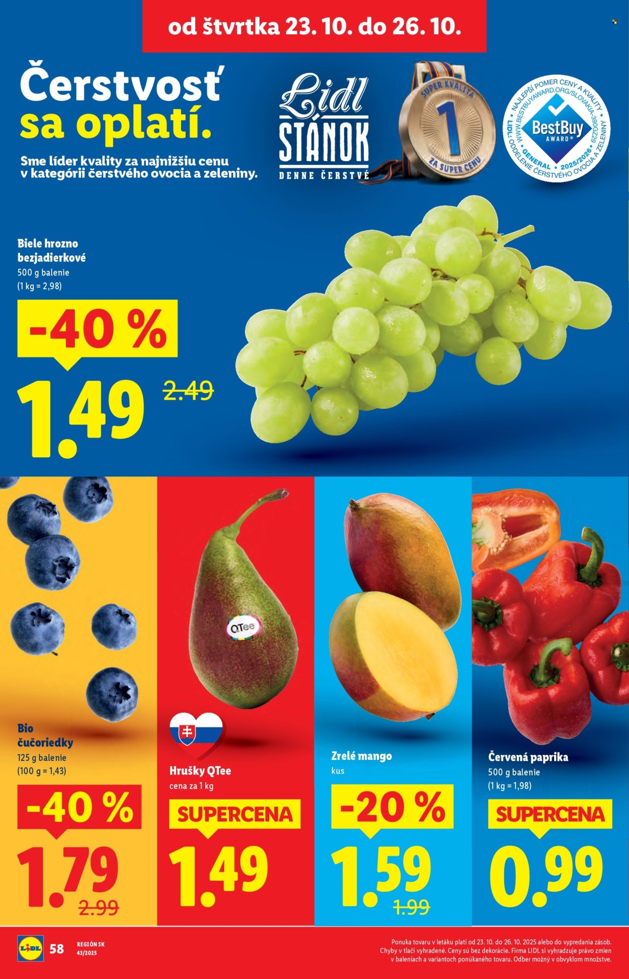 Leták Lidl - 20.10.2025 - 26.10.2025. Strana 74