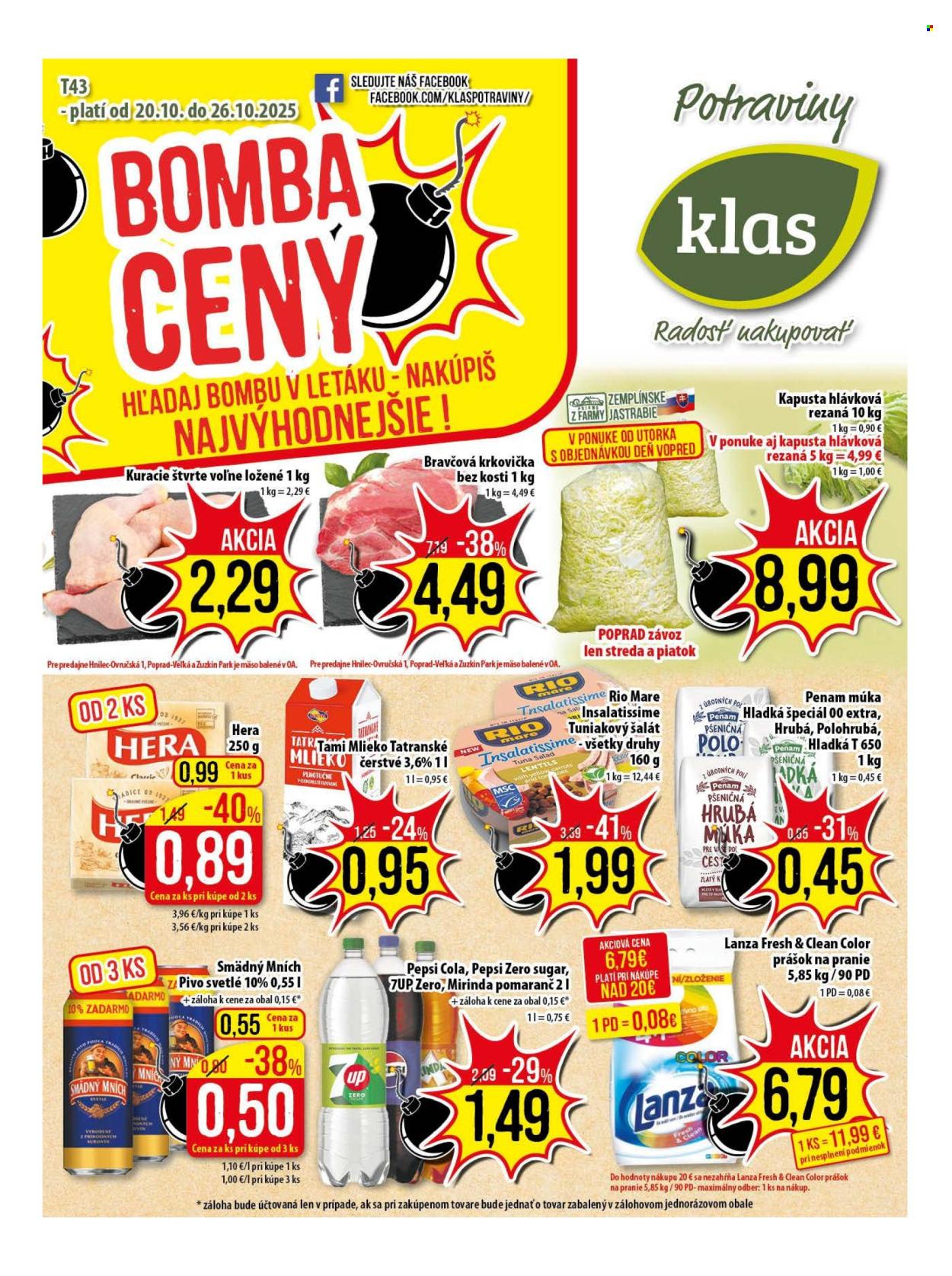 Leták Klas - 20.10.2025 - 26.10.2025. Strana 1