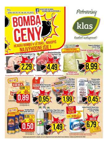 Leták Klas - 20.10.2025 - 26.10.2025.