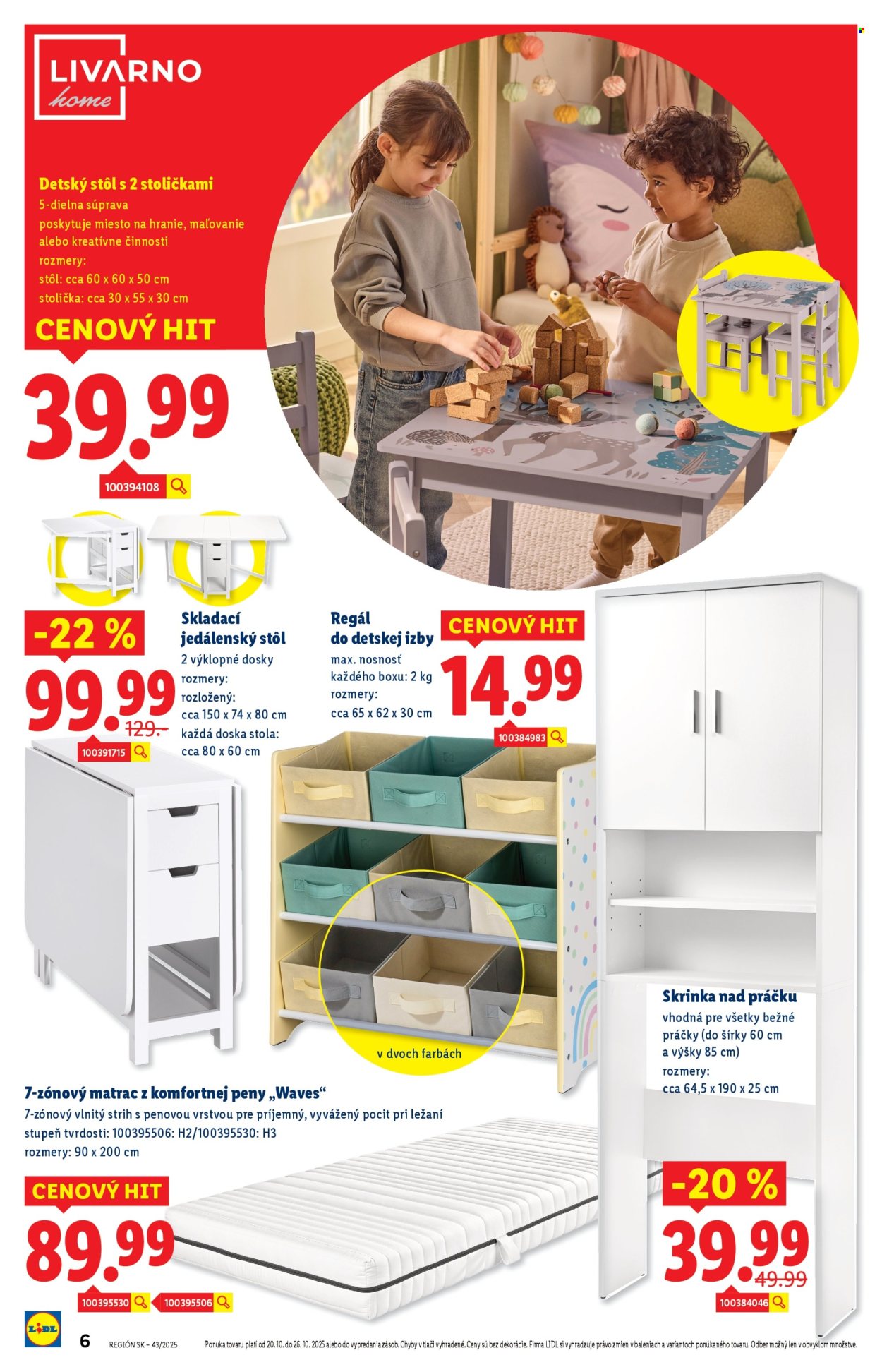 Leták Lidl - 20.10.2025 - 26.10.2025. Strana 6