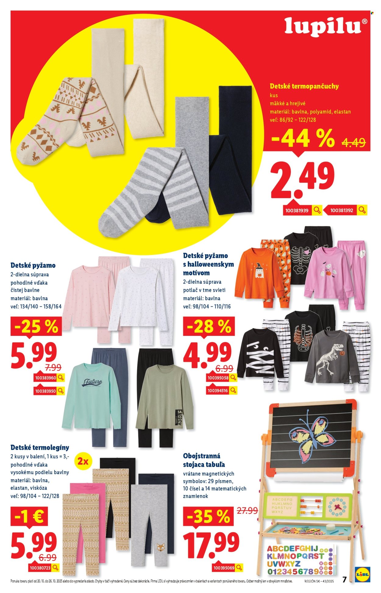 Leták Lidl - 20.10.2025 - 26.10.2025. Strana 7