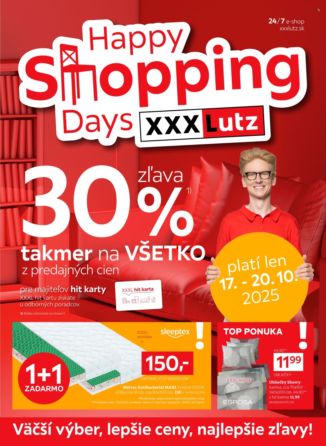 Leták XXXLutz - 6.10.2025 - 19.10.2025. Strana 1