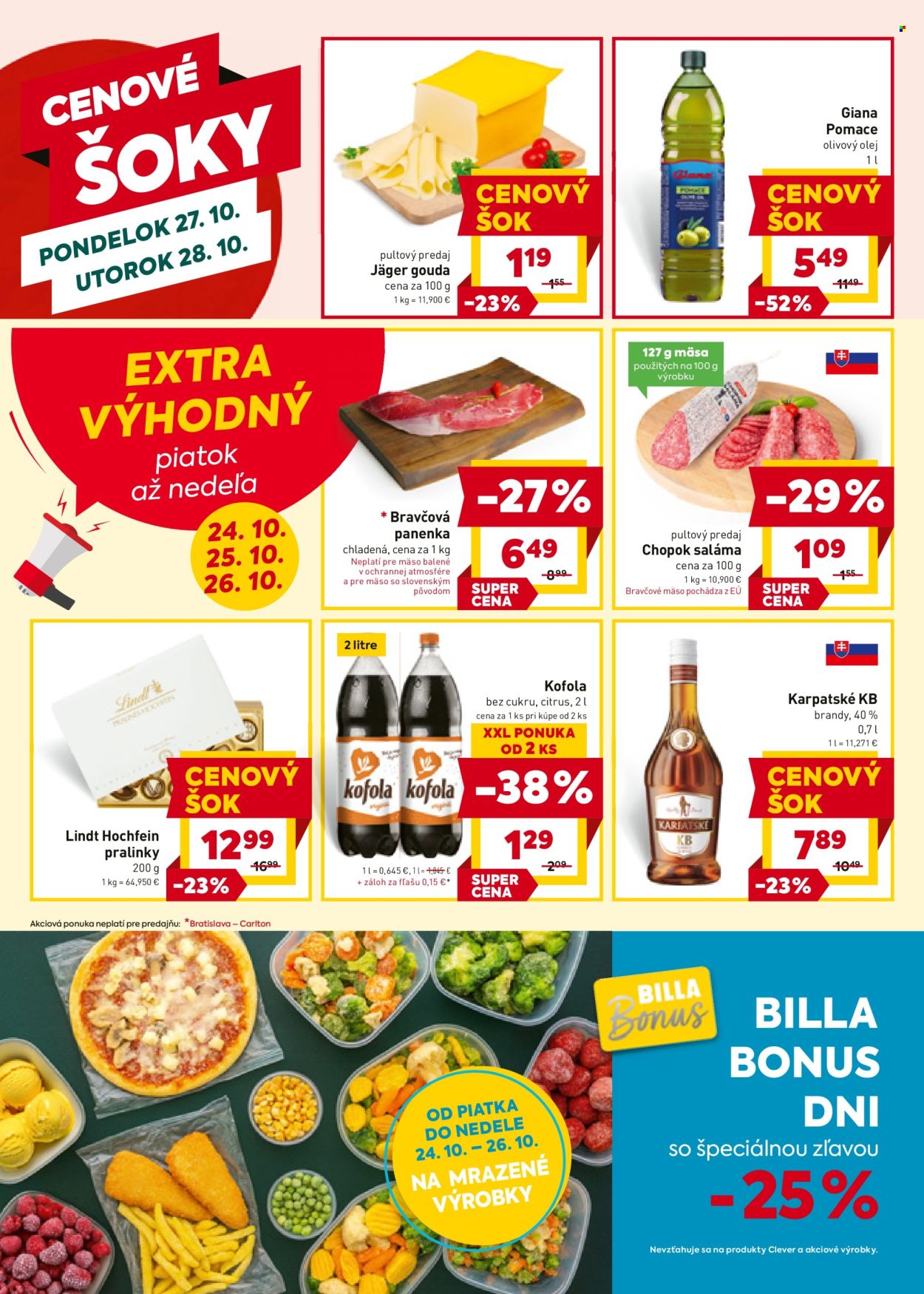 Leták Billa - 22.10.2025 - 28.10.2025. Strana 20