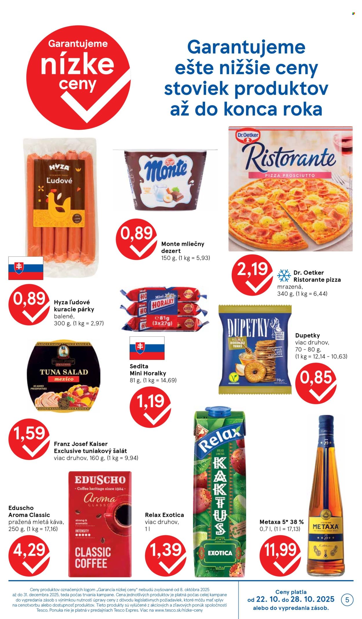 Leták TESCO - 22.10.2025 - 28.10.2025. Strana 5