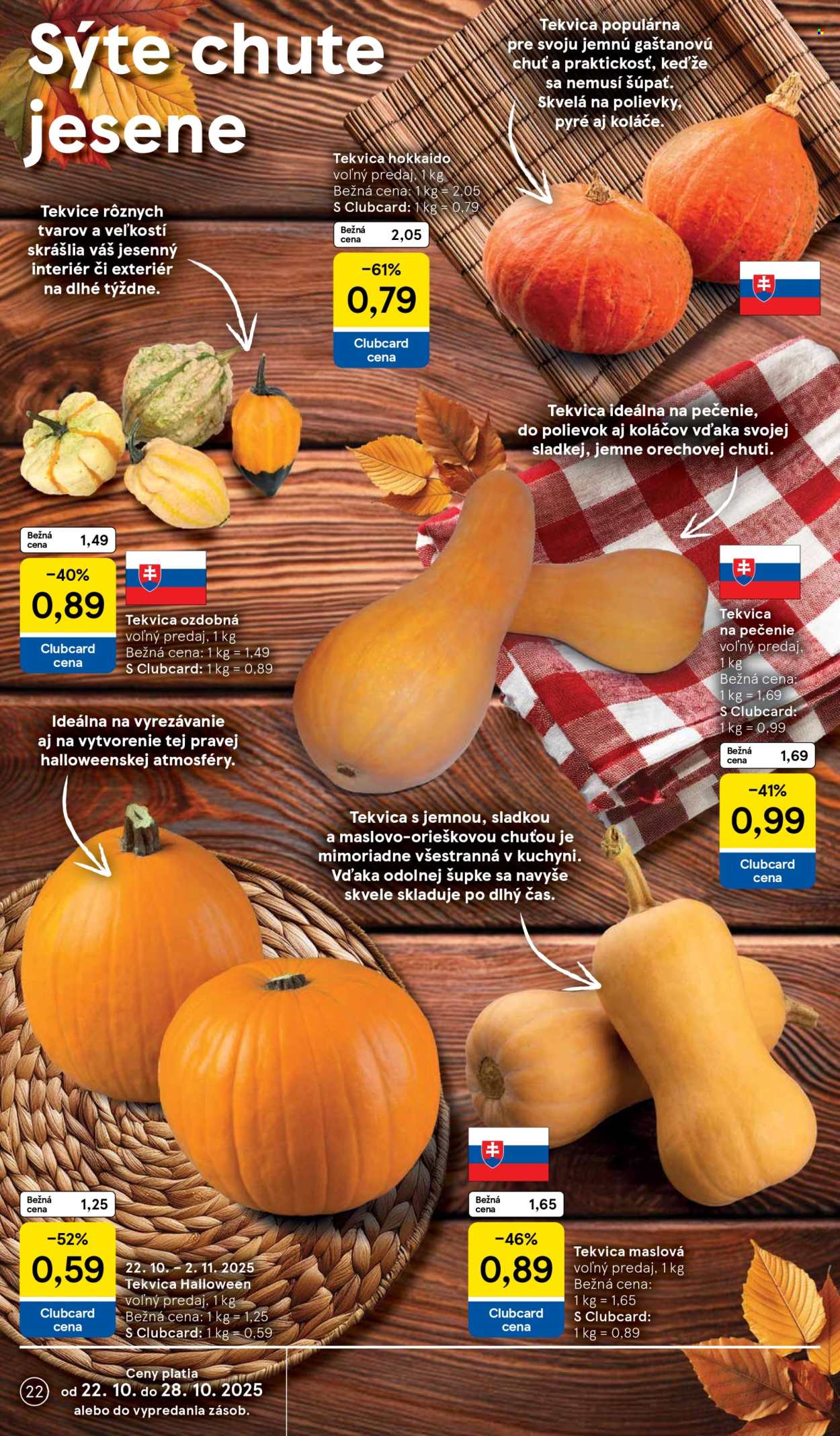Leták TESCO - 22.10.2025 - 28.10.2025. Strana 22