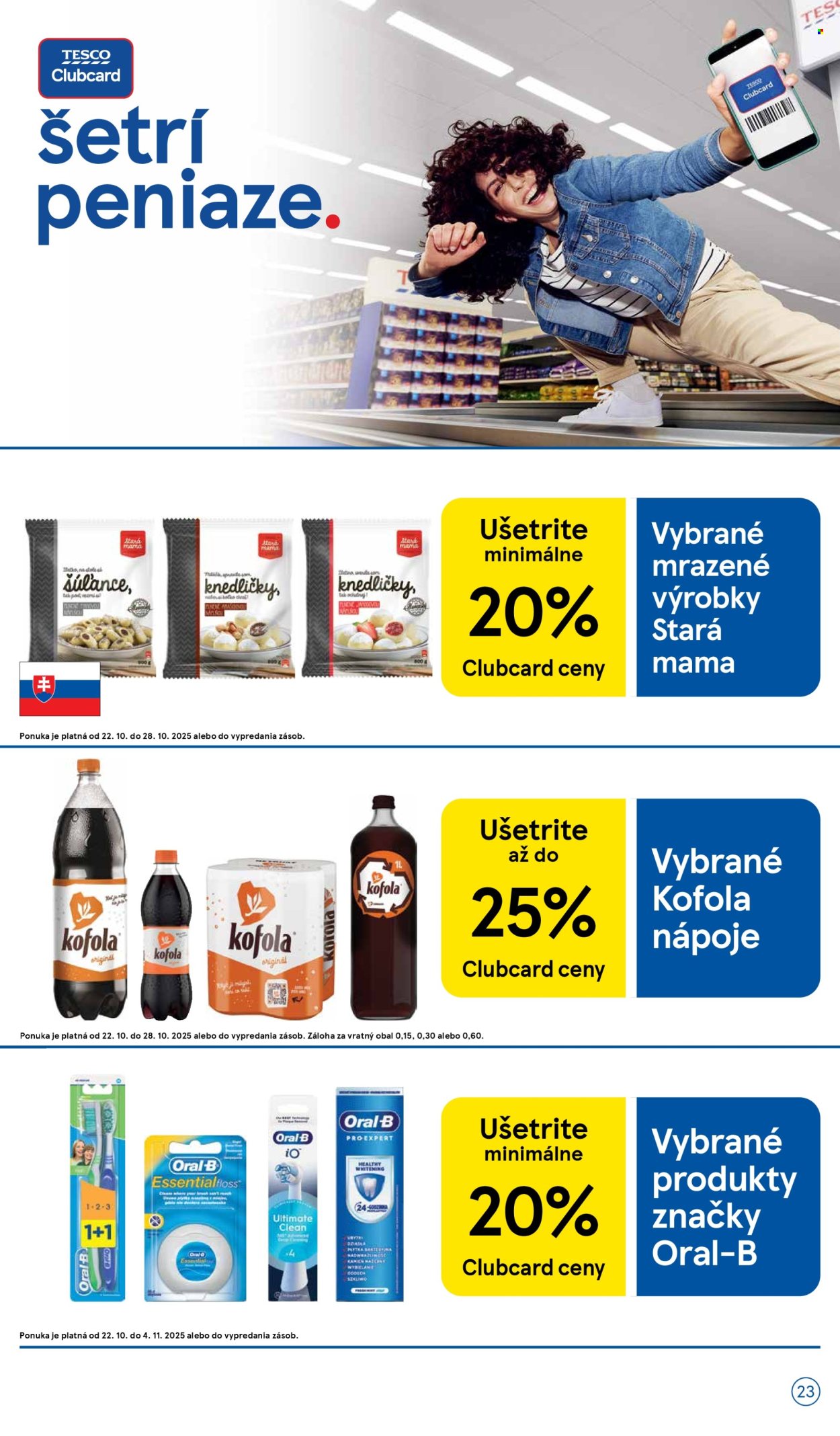 Leták TESCO - 22.10.2025 - 28.10.2025. Strana 23