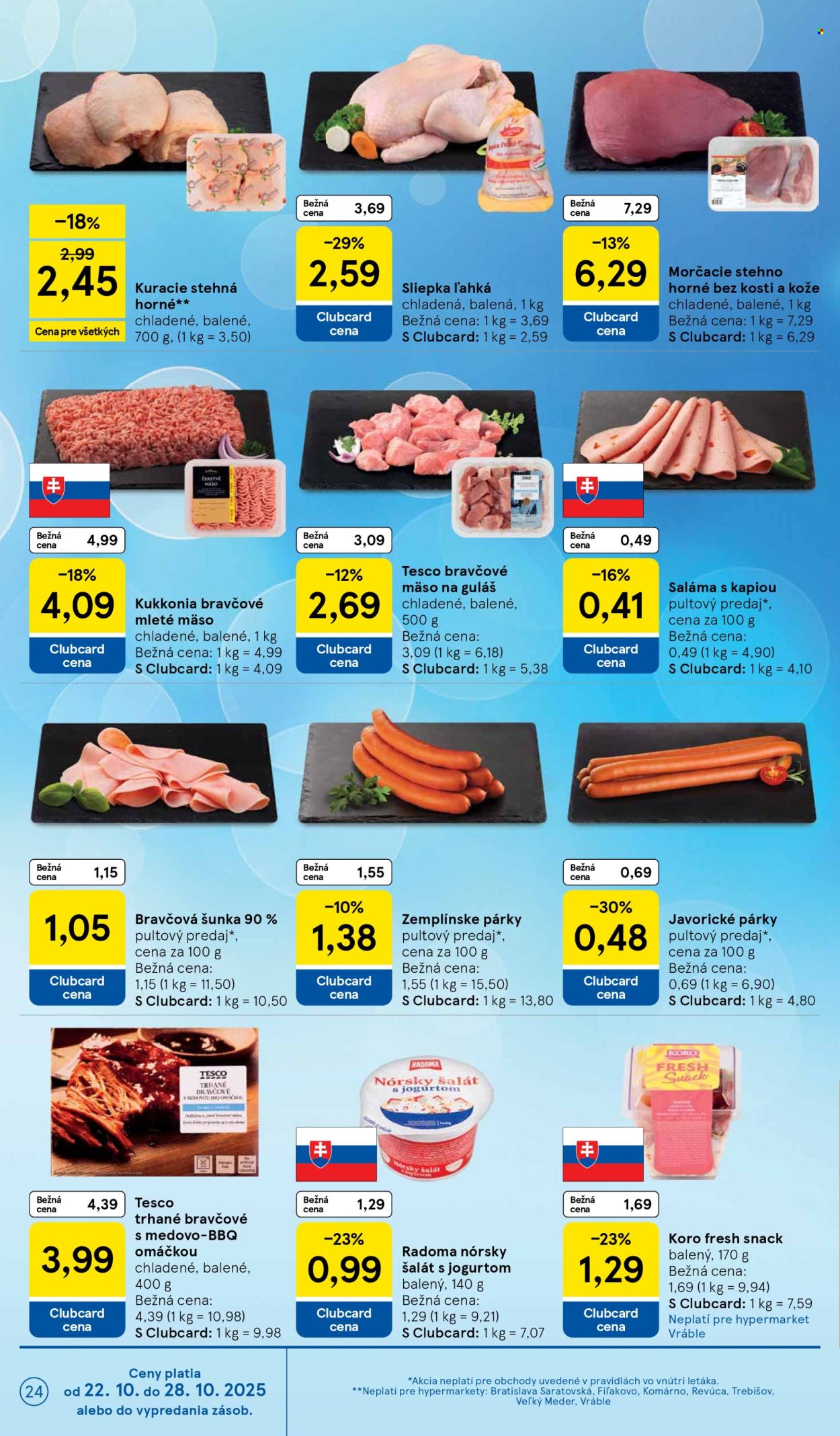Leták TESCO - 22.10.2025 - 28.10.2025. Strana 24