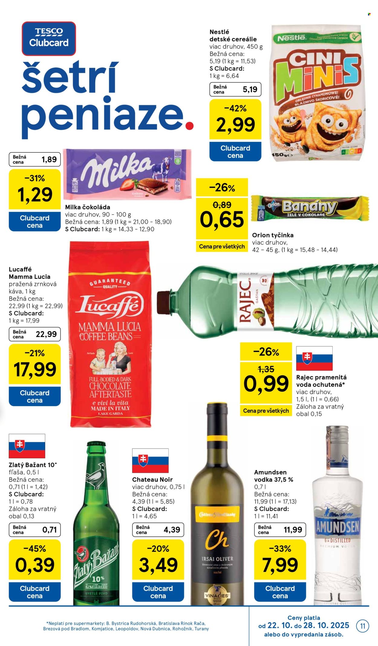 Leták TESCO supermarket - 22.10.2025 - 28.10.2025. Strana 11