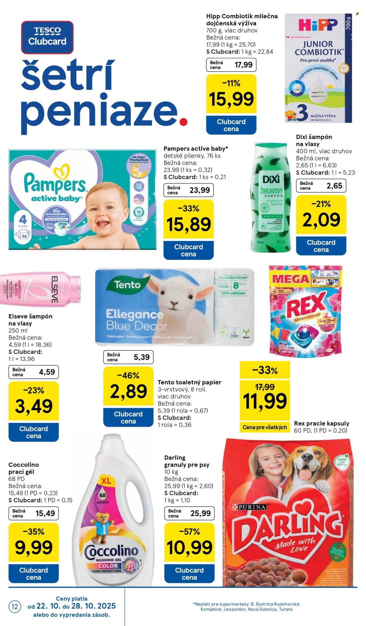 Leták TESCO supermarket - 22.10.2025 - 28.10.2025. Strana 12