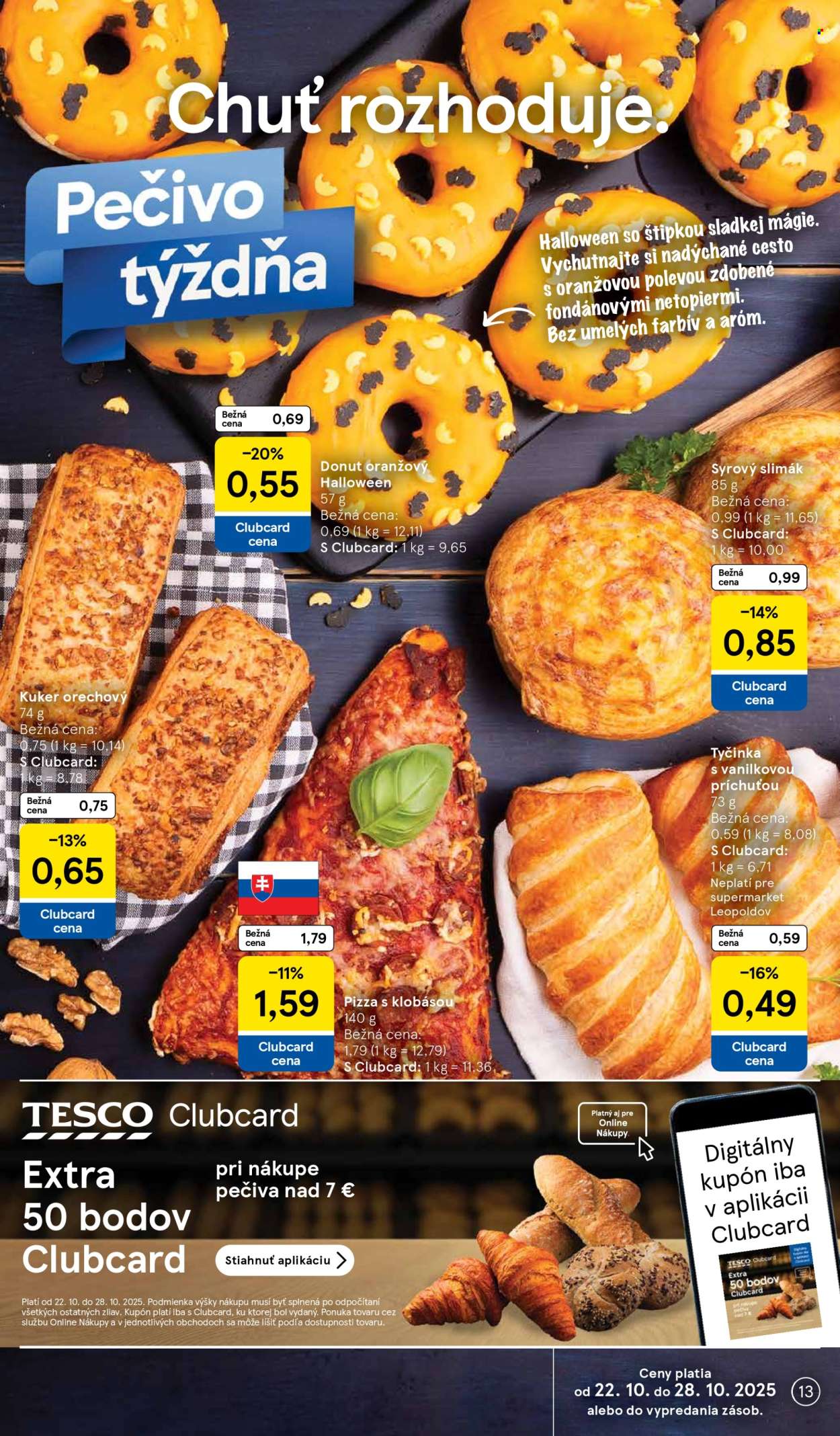 Leták TESCO supermarket - 22.10.2025 - 28.10.2025. Strana 13