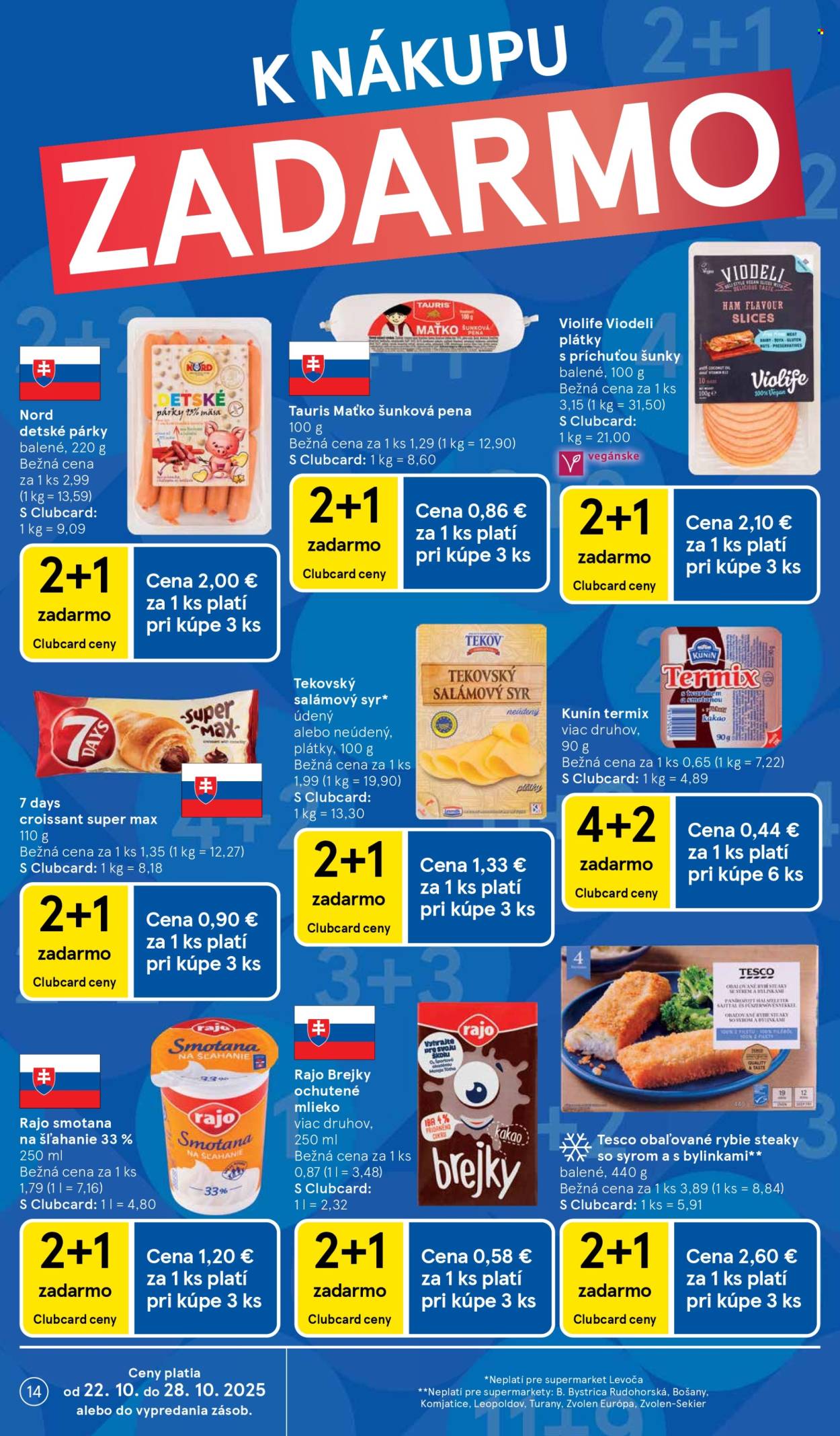 Leták TESCO supermarket - 22.10.2025 - 28.10.2025. Strana 14