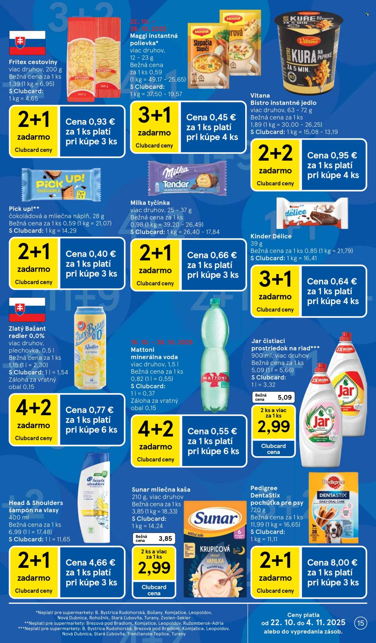 Leták TESCO supermarket - 22.10.2025 - 28.10.2025. Strana 15