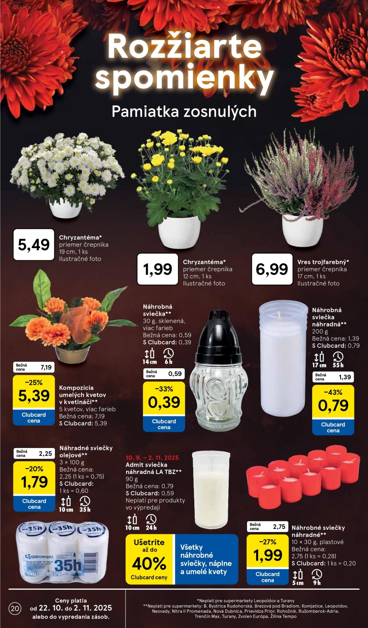 Leták TESCO supermarket - 22.10.2025 - 28.10.2025. Strana 20