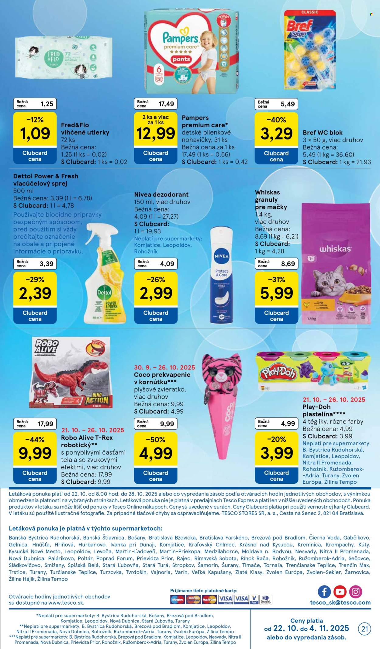 Leták TESCO supermarket - 22.10.2025 - 28.10.2025. Strana 21