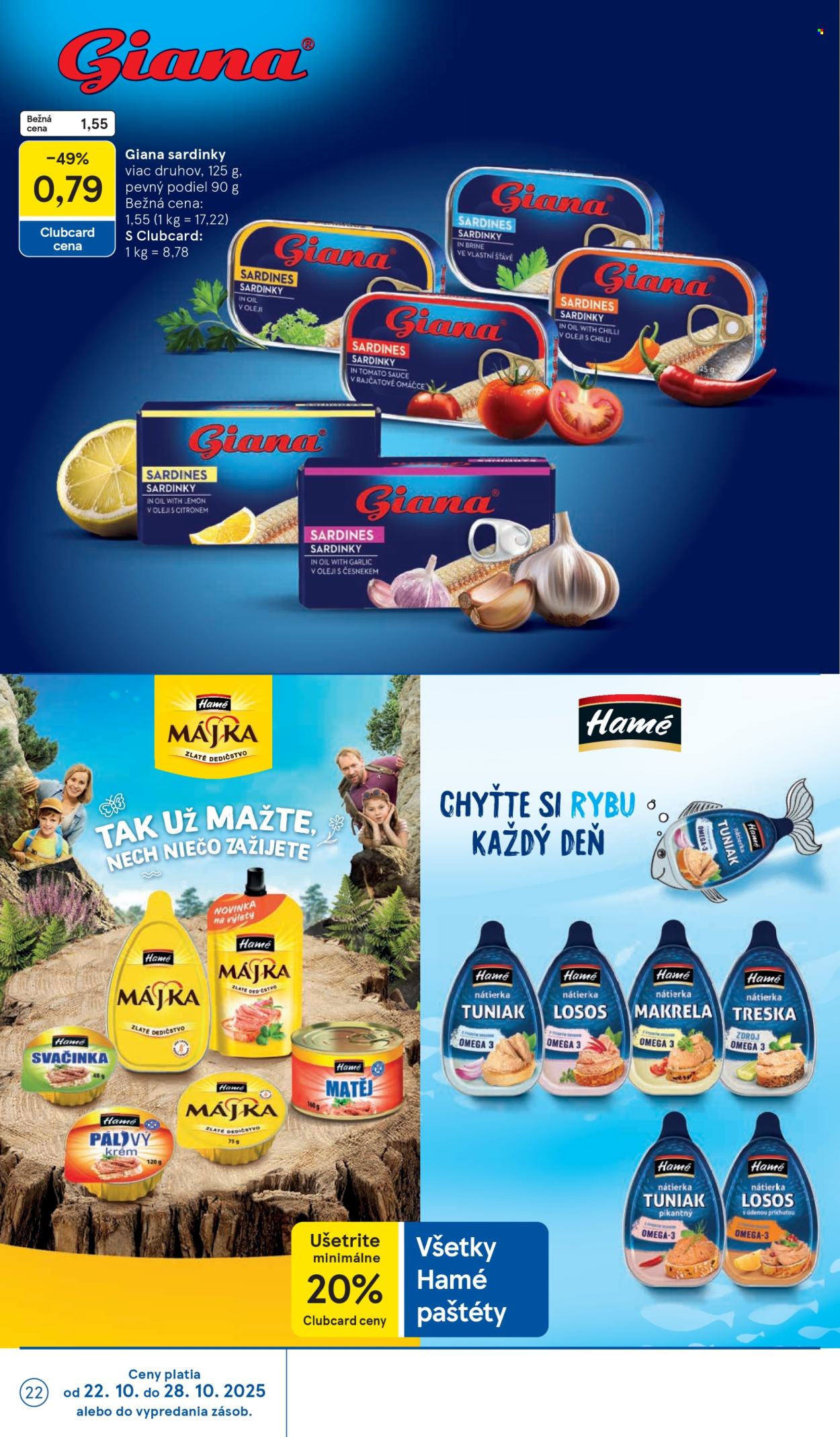 Leták TESCO supermarket - 22.10.2025 - 28.10.2025. Strana 22