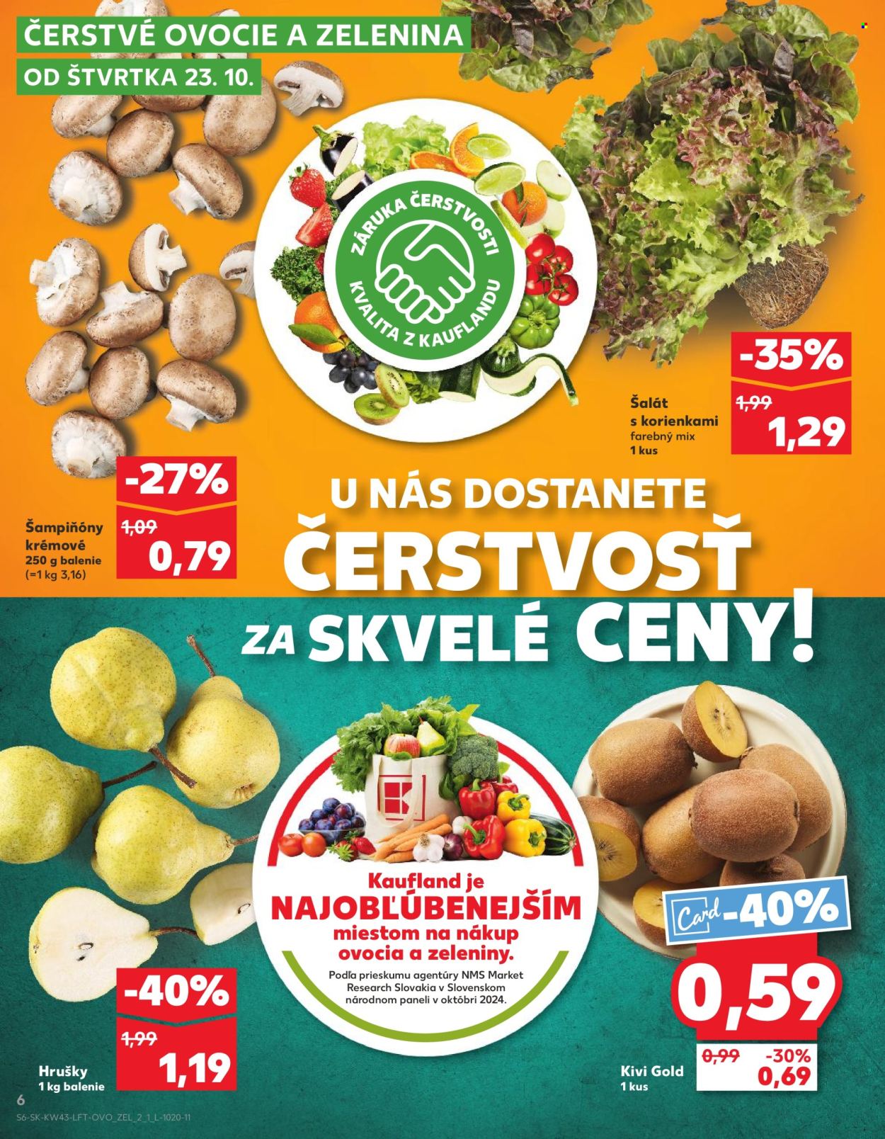 Leták Kaufland - 23.10.2025 - 29.10.2025. Strana 6