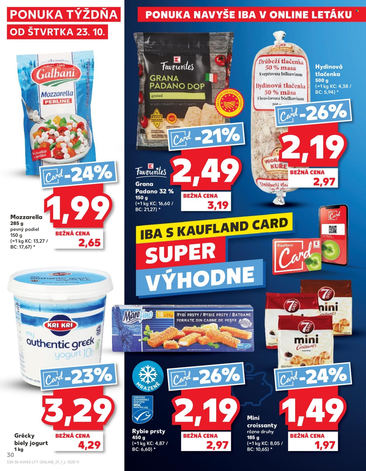 Leták Kaufland - 23.10.2025 - 29.10.2025. Strana 30