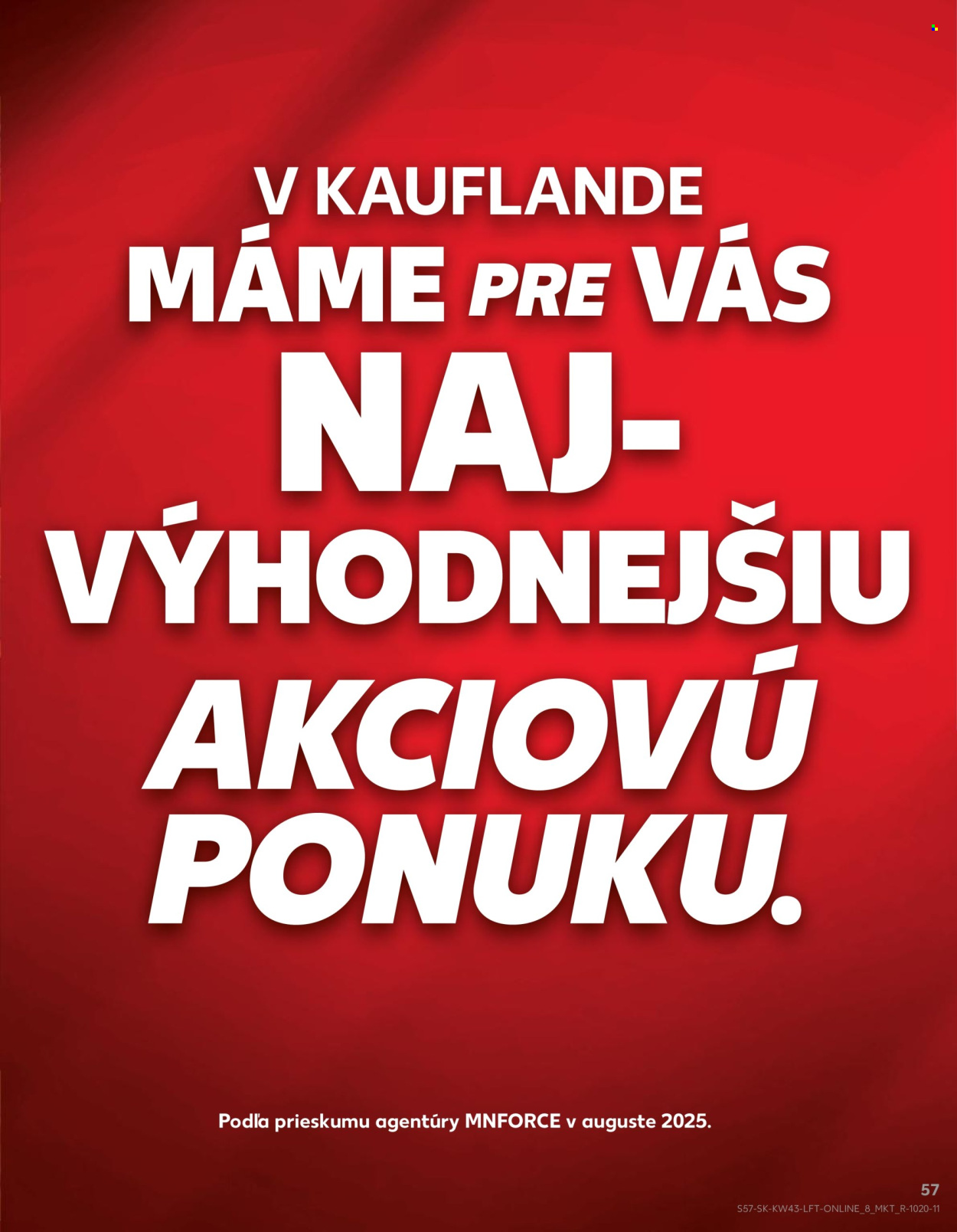 Leták Kaufland - 23.10.2025 - 29.10.2025. Strana 57