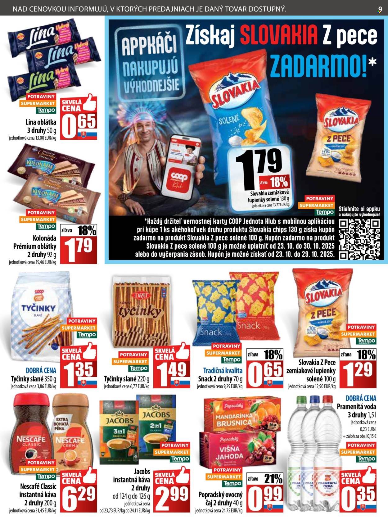 Leták COOP Jednota - 23.10.2025 - 29.10.2025. Strana 9