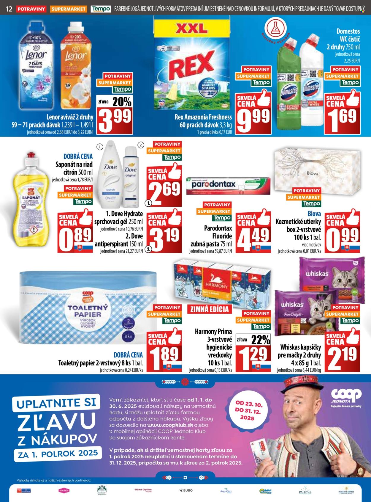 Leták COOP Jednota - 23.10.2025 - 29.10.2025. Strana 12