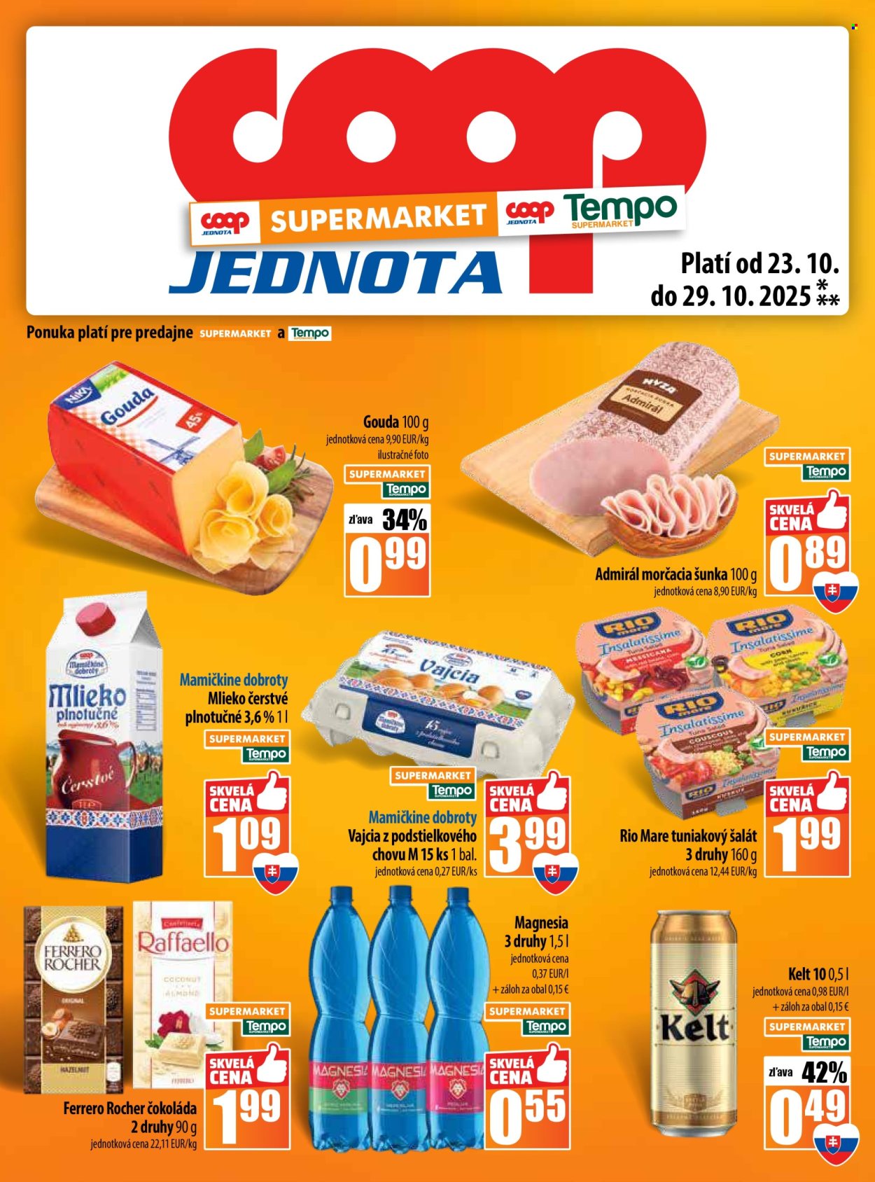 Leták COOP Jednota - 23.10.2025 - 29.10.2025. Strana 13