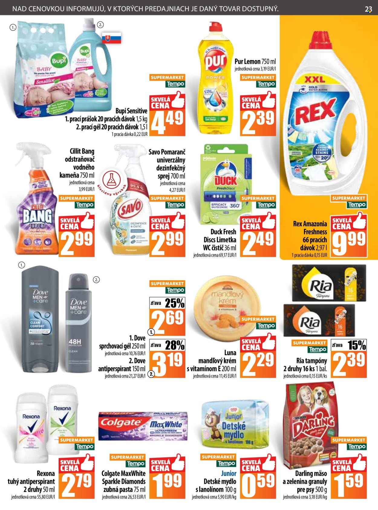 Leták COOP Jednota - 23.10.2025 - 29.10.2025. Strana 23