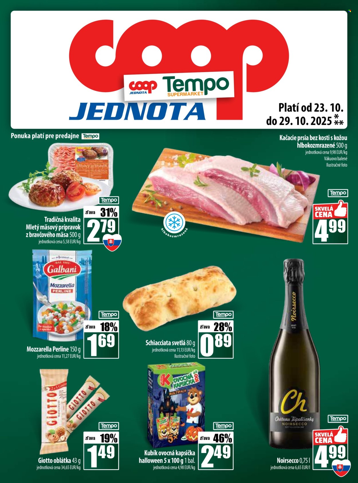 Leták COOP Jednota - 23.10.2025 - 29.10.2025. Strana 25