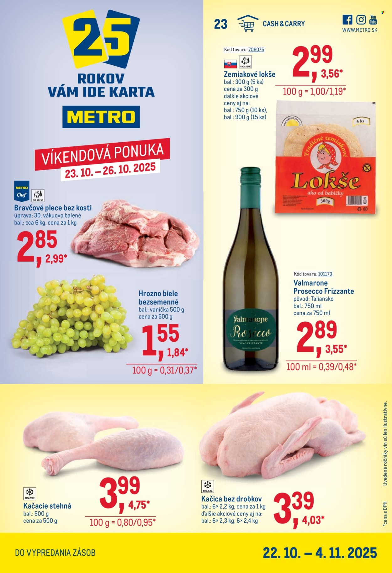 Leták Metro - 22.10.2025 - 4.11.2025. Strana 1