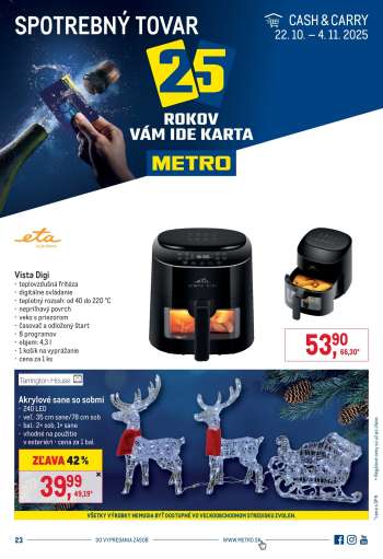 Leták Metro - 22.10.2025 - 4.11.2025.