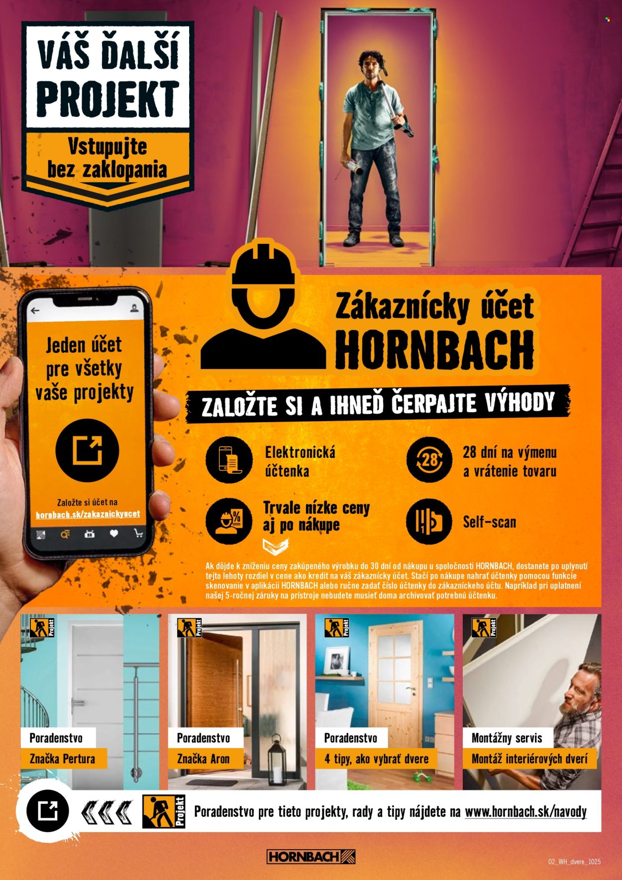 Leták Hornbach - 22.10.2025 - 5.11.2025. Strana 2