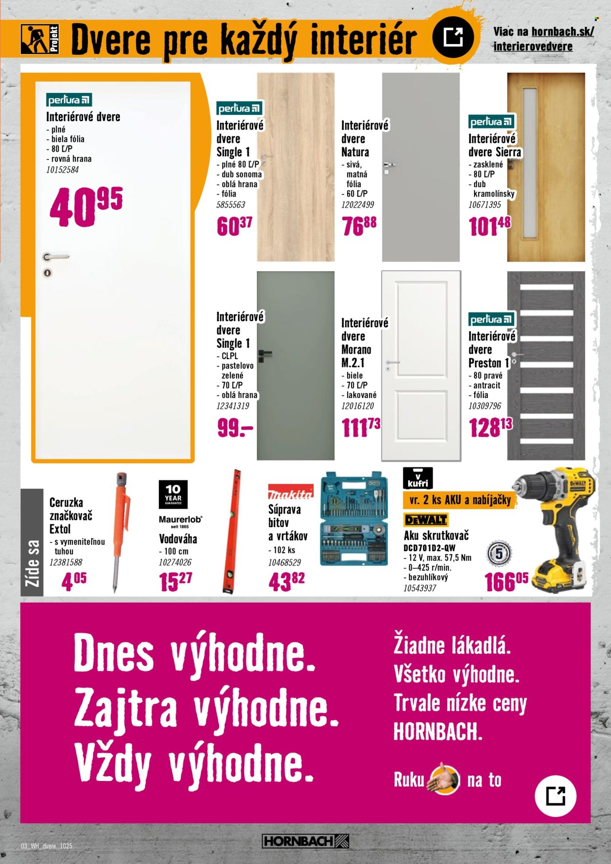 Leták Hornbach - 22.10.2025 - 5.11.2025. Strana 3