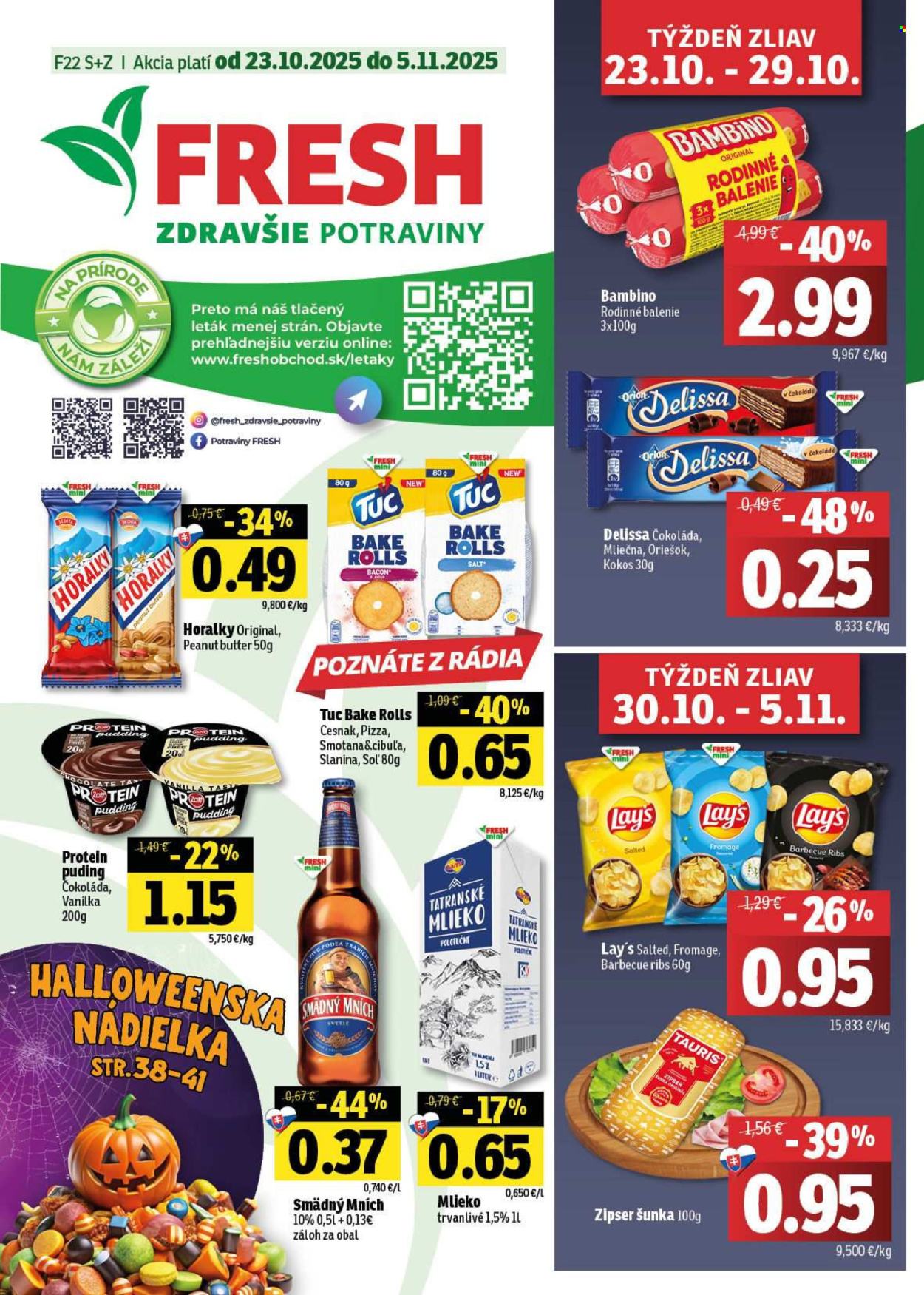 Leták FRESH - 23.10.2025 - 5.11.2025. Strana 1