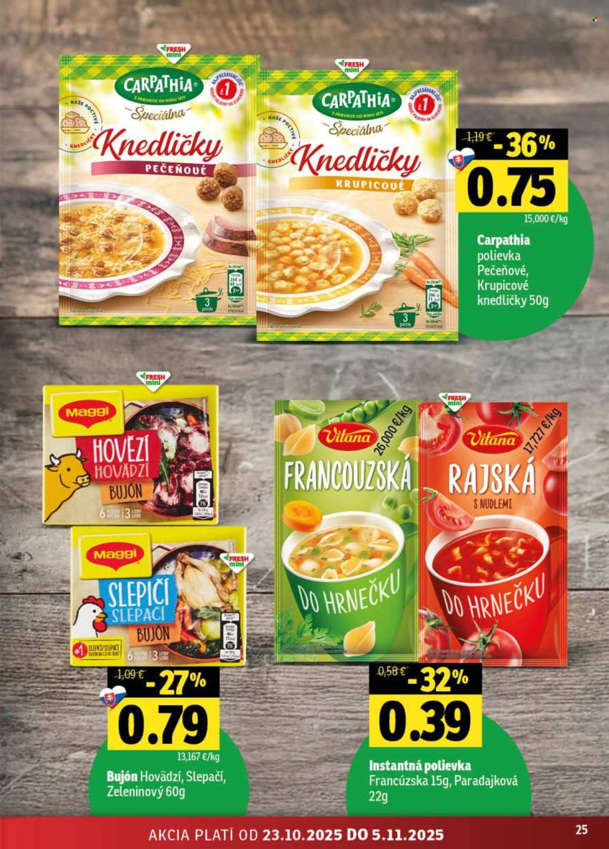 Leták FRESH - 23.10.2025 - 5.11.2025. Strana 25