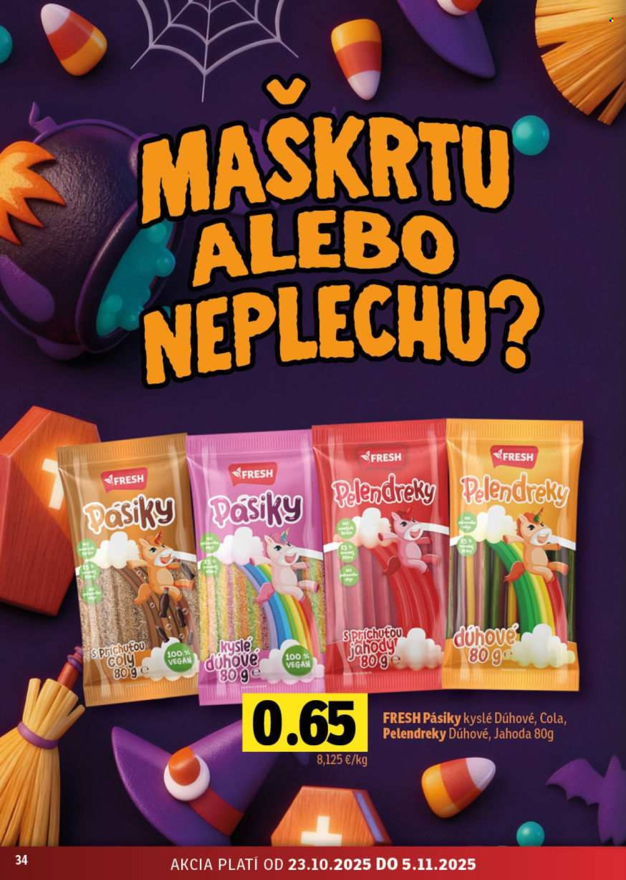 Leták FRESH - 23.10.2025 - 5.11.2025. Strana 34