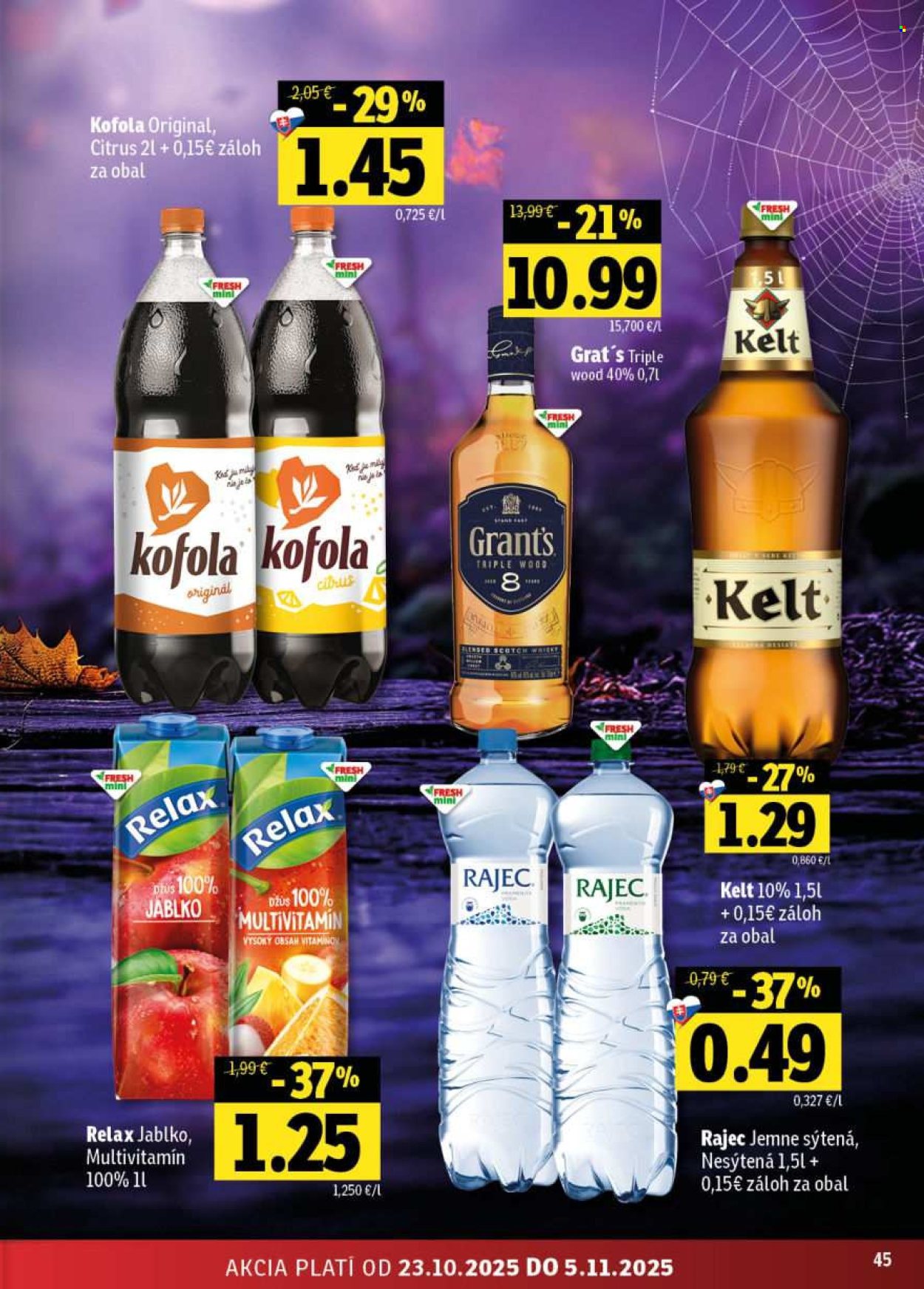 Leták FRESH - 23.10.2025 - 5.11.2025. Strana 45