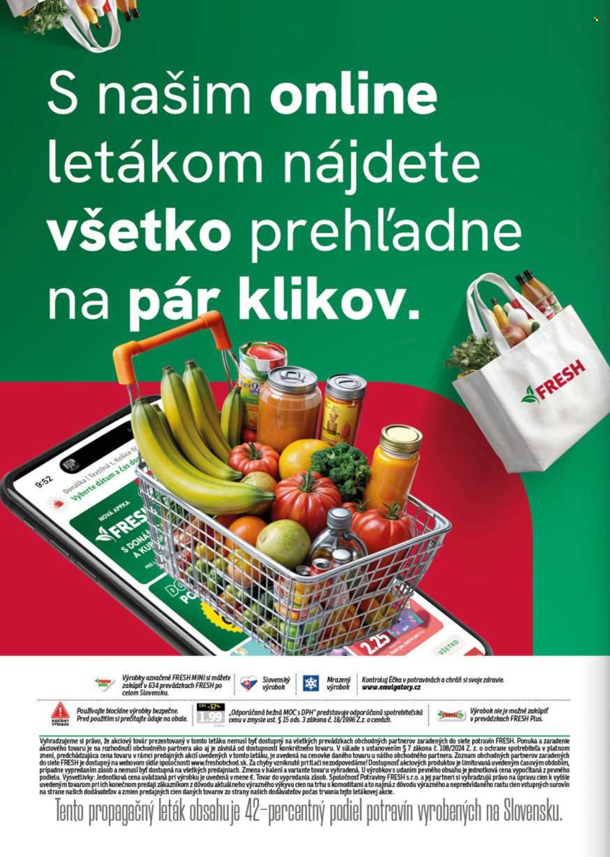 Leták FRESH - 23.10.2025 - 5.11.2025. Strana 60