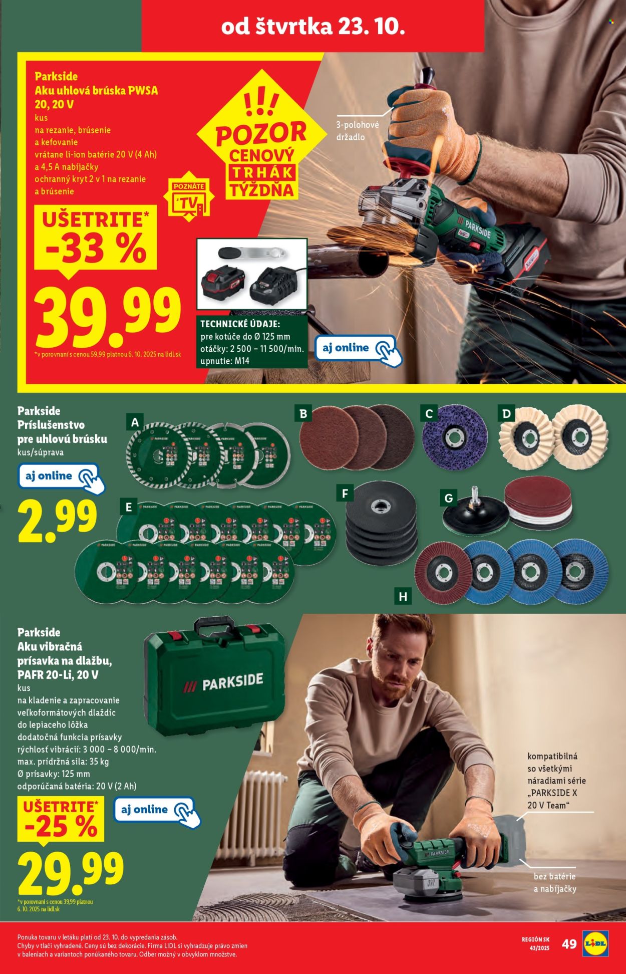 Leták Lidl - 23.10.2025 - 26.10.2025. Strana 31