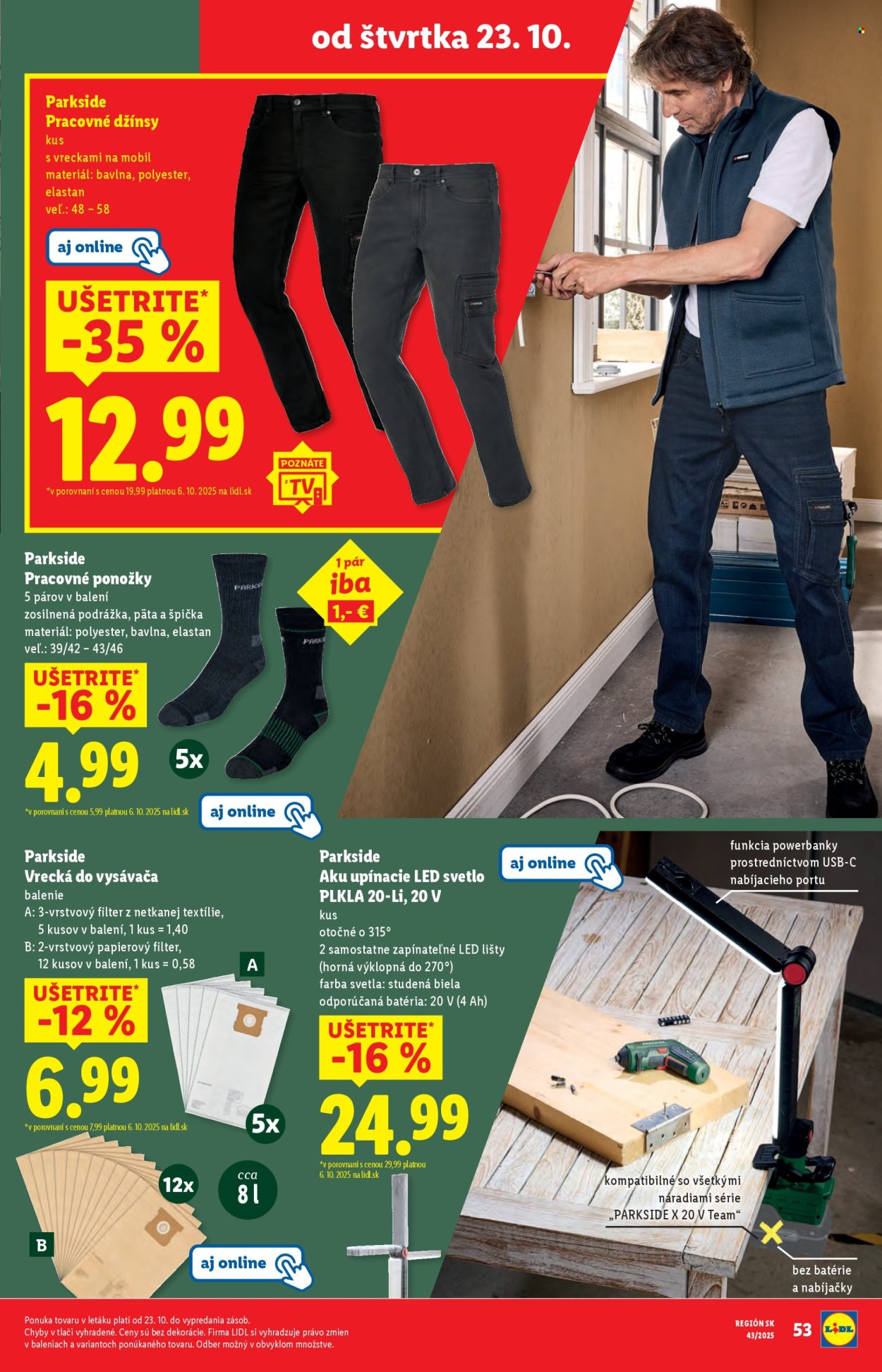 Leták Lidl - 23.10.2025 - 26.10.2025. Strana 35