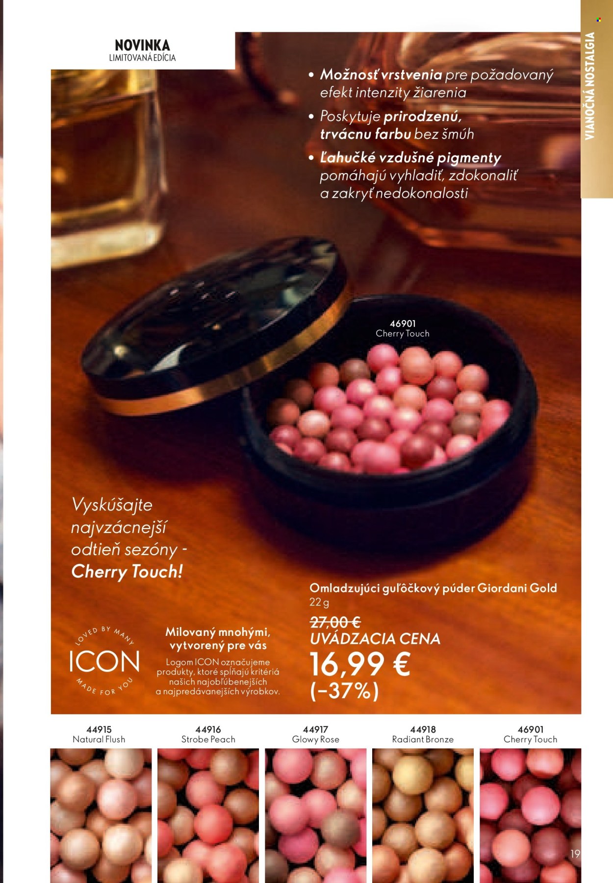 Leták Oriflame - 12.11.2025 - 2.12.2025. Strana 19