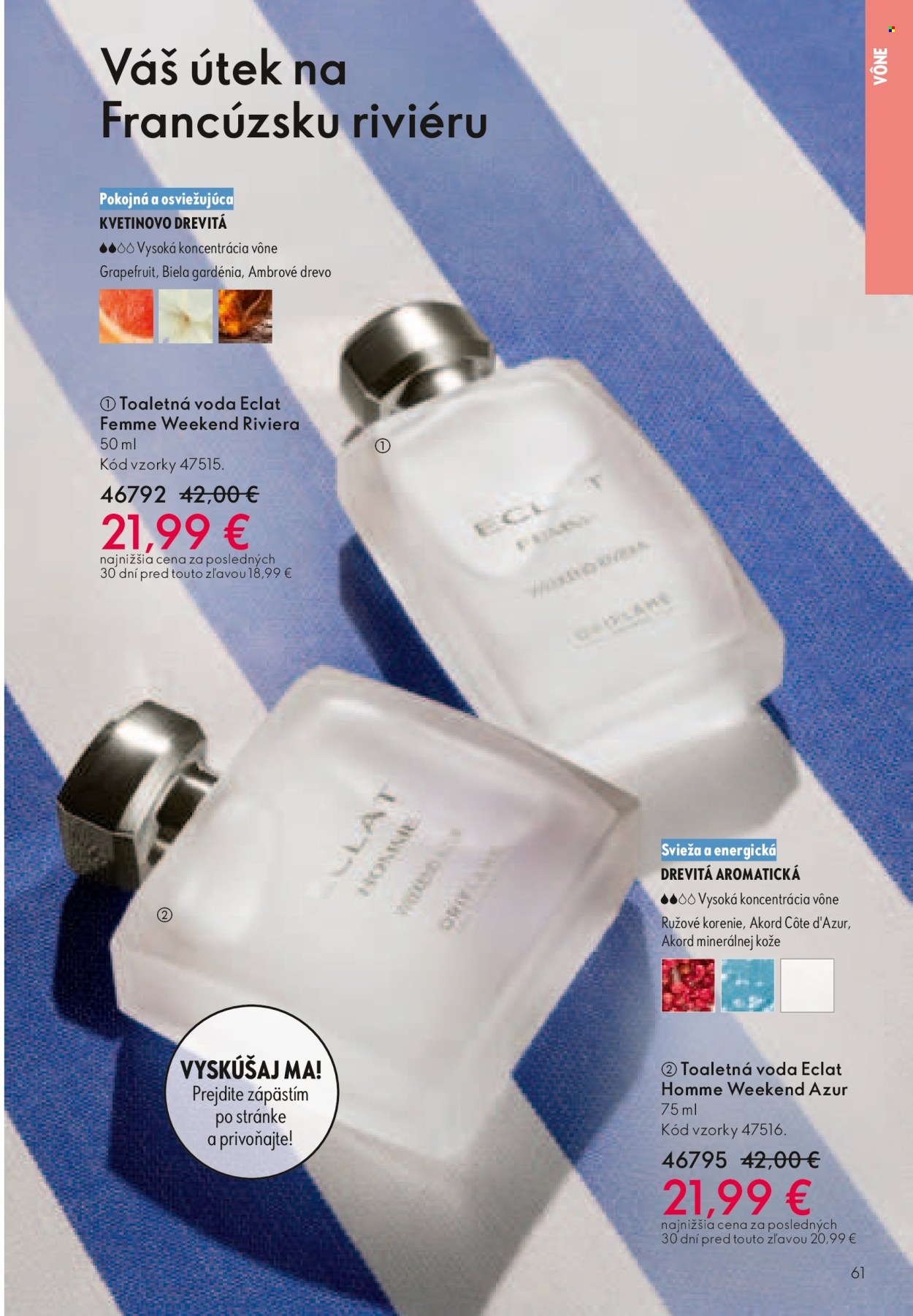 Leták Oriflame - 12.11.2025 - 2.12.2025. Strana 61