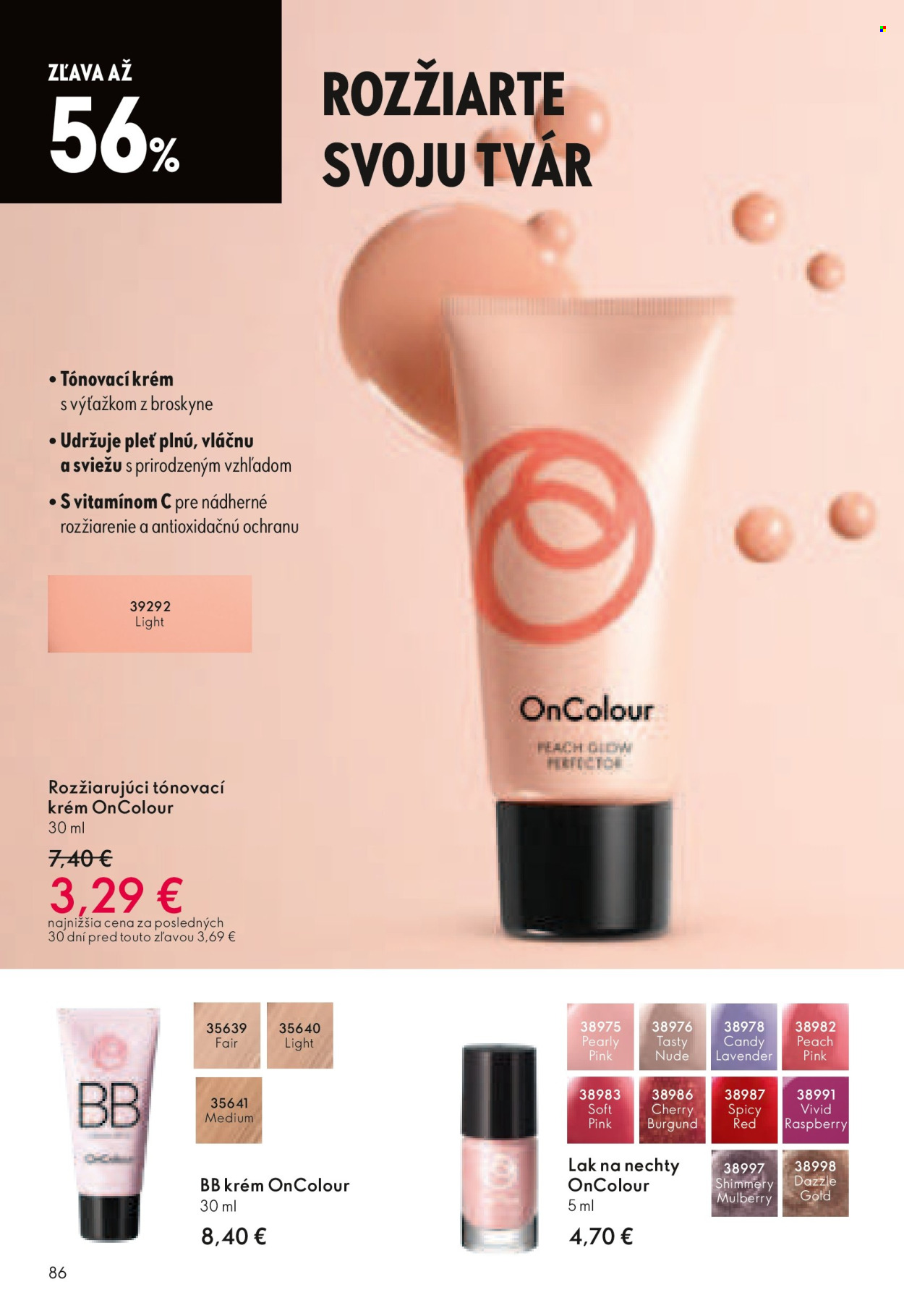 Leták Oriflame - 12.11.2025 - 2.12.2025. Strana 86
