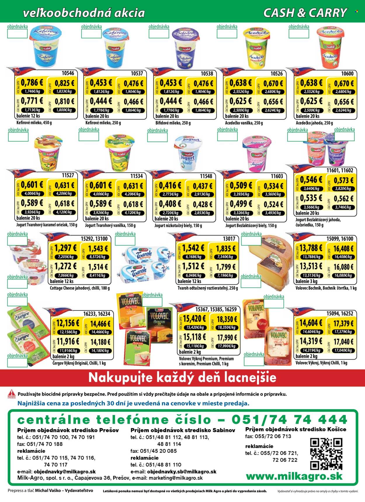 Leták Milk AGRO - 29.10.2025 - 11.11.2025. Strana 8