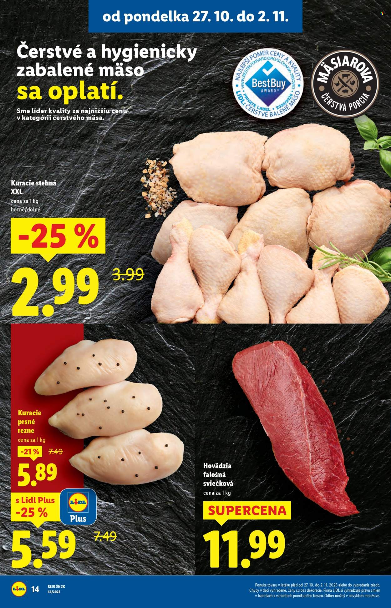 Leták Lidl - 27.10.2025 - 2.11.2025. Strana 16
