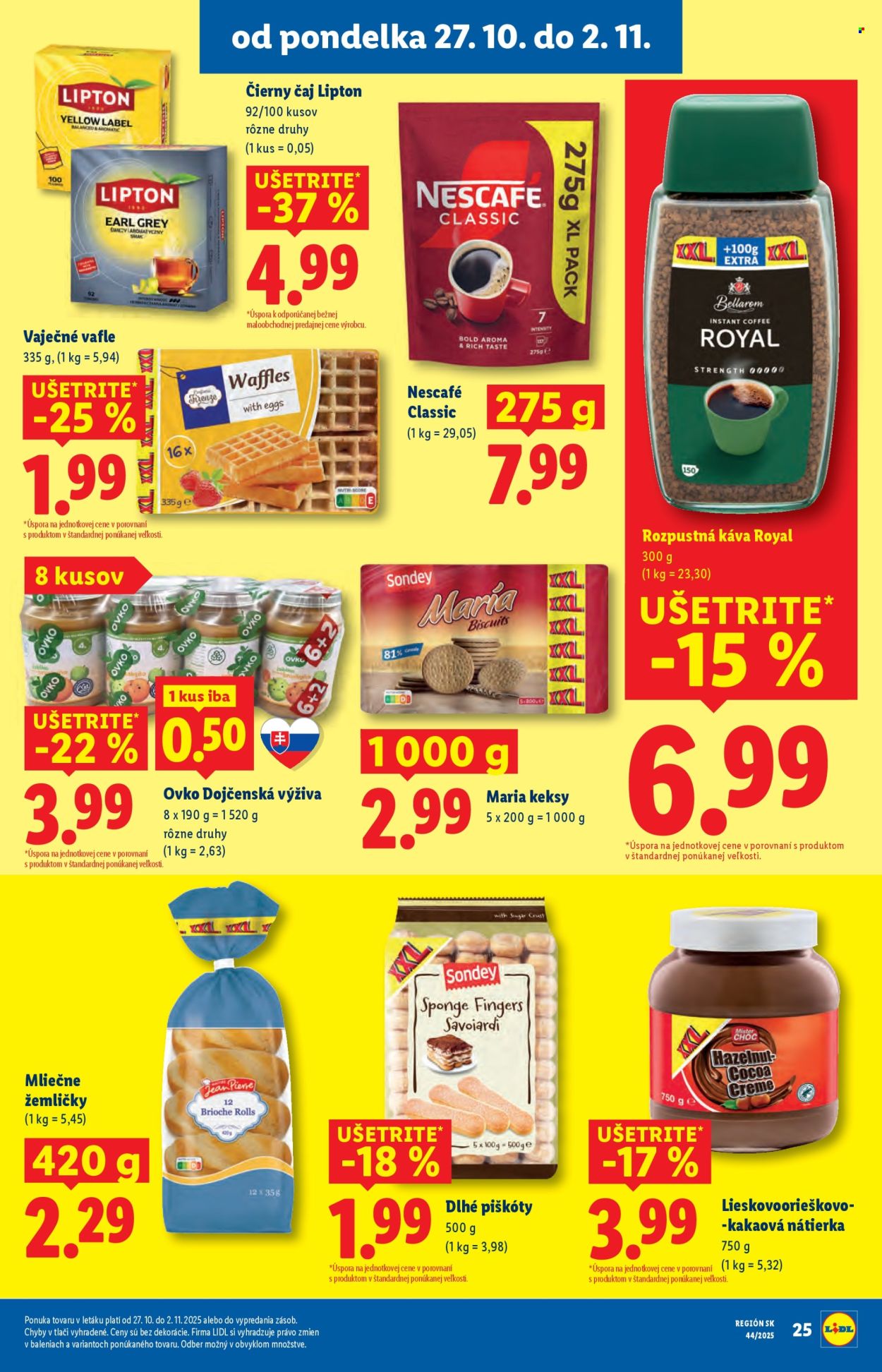 Leták Lidl - 27.10.2025 - 2.11.2025. Strana 29