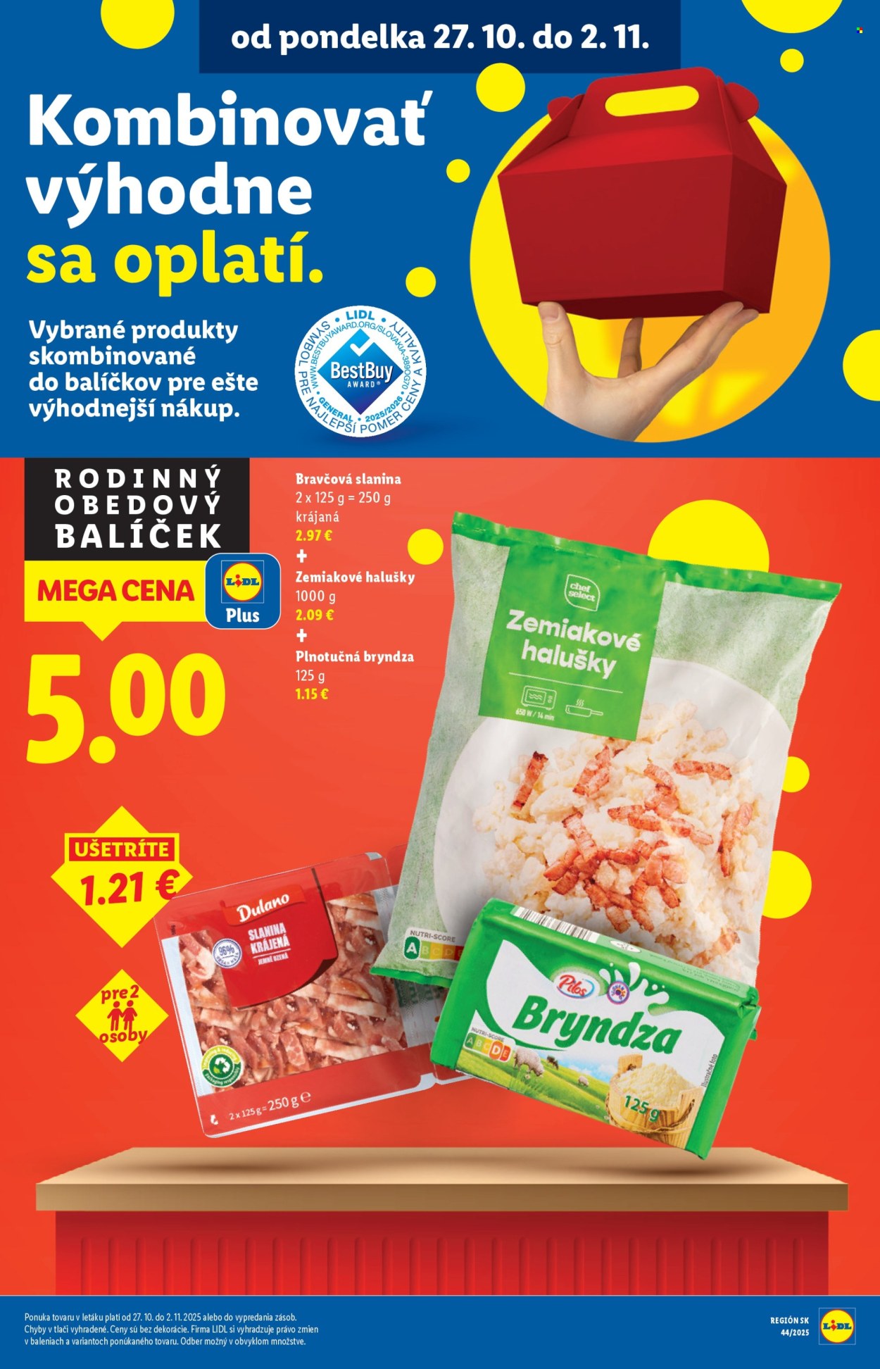Leták Lidl - 27.10.2025 - 2.11.2025. Strana 39