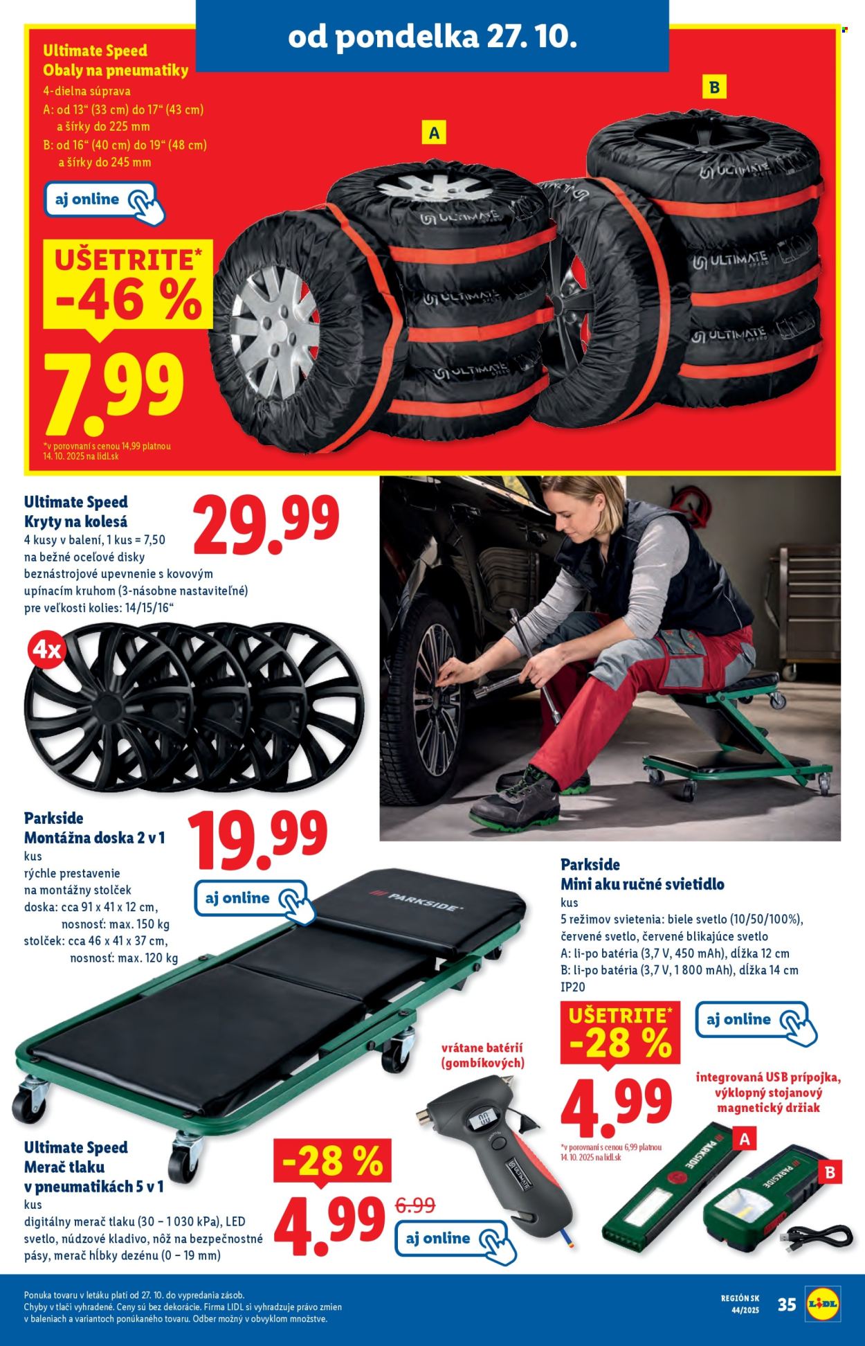 Leták Lidl - 27.10.2025 - 2.11.2025. Strana 47