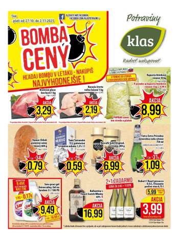 Leták Klas - 27.10.2025 - 2.11.2025.