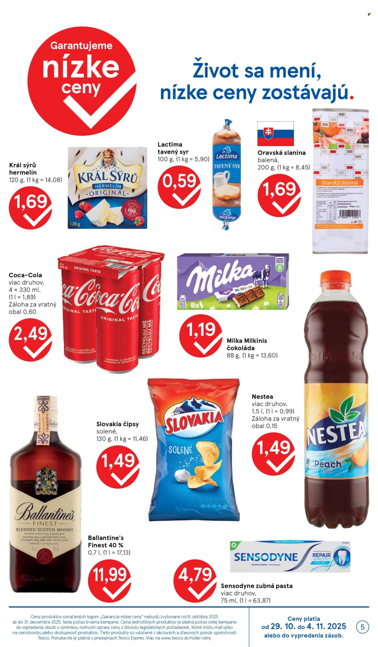 Leták TESCO - 29.10.2025 - 4.11.2025. Strana 5
