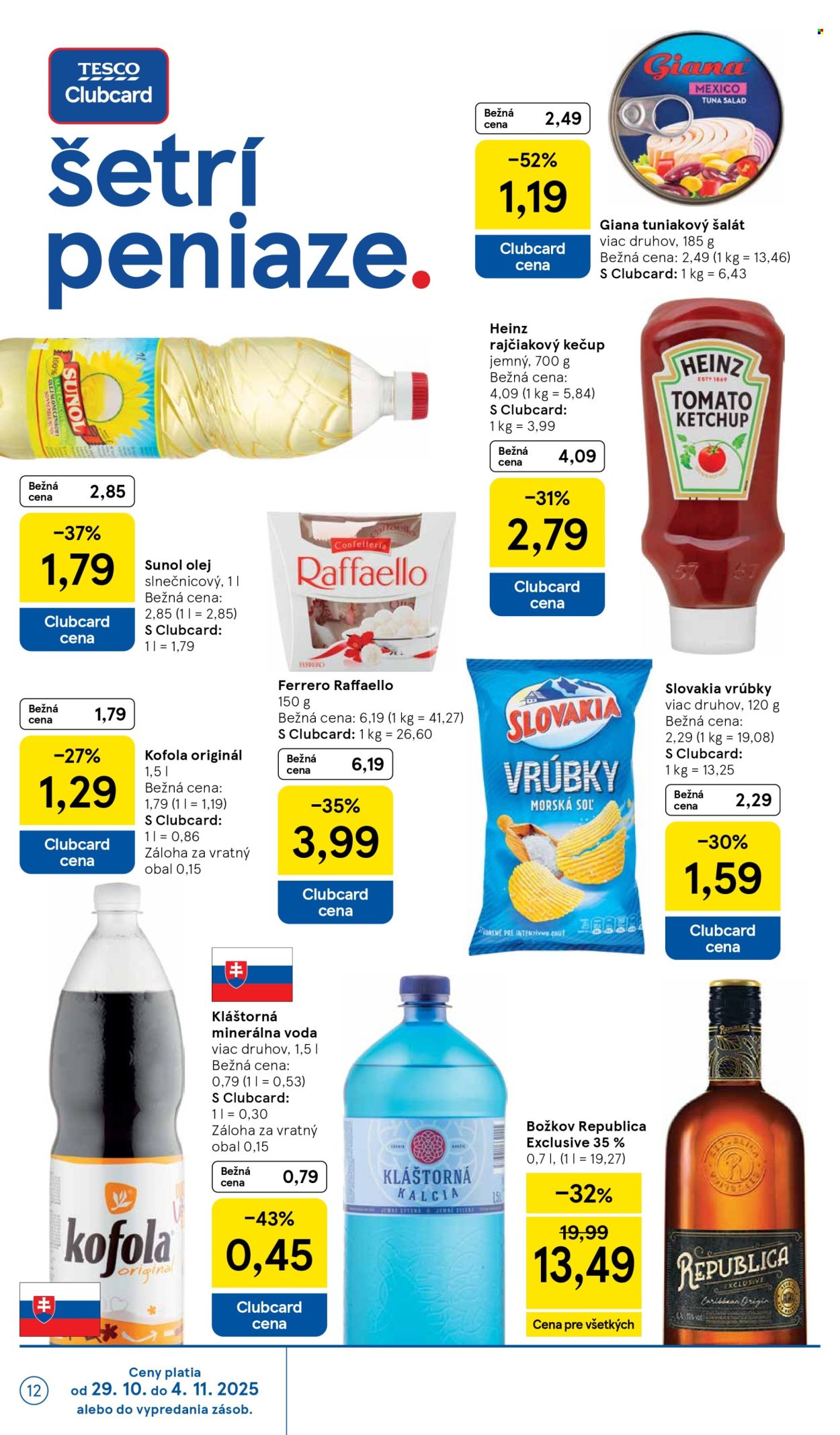 Leták TESCO - 29.10.2025 - 4.11.2025. Strana 12